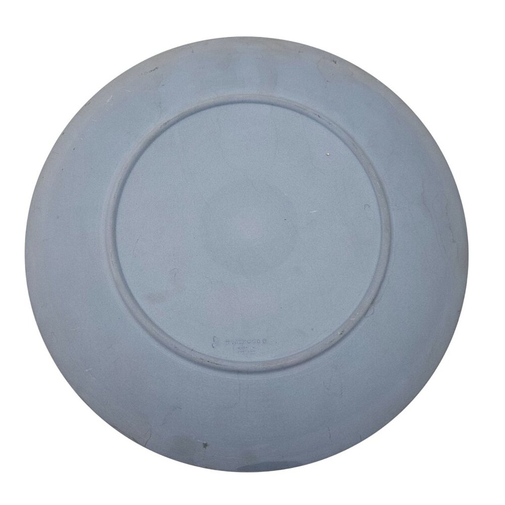 Vintage Wedgwood Collector Plate Marble Arch Christmas Blue Jasperware 1981 - Picture 8 of 9